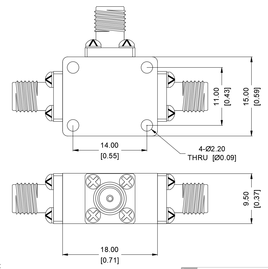 DC-40GHZ POWER DIVIDER